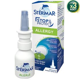 Sterimar Stop & Protect 3x20 ml Soğuk Algınlığı Burun Spreyi