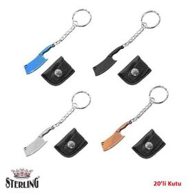 Sterling 4 Renk 20 Adet Mini Bıçak Anahtarlık