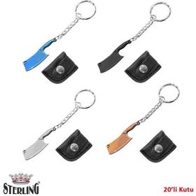 Sterling 4 Renk 20 Adet Mini Bıçak Anahtarlık