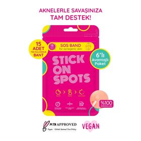 Stick On Spots 15 Adet Sivilce ve Akne Bandı