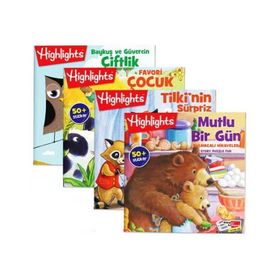 Sticker Bulmacalı Hikayeler 4'lü Set-Dikkat Atolyesi Yayınları