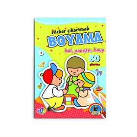 Sticker Çıkartmalı Boyama 6 Kitap Takım - kollektif