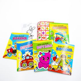 Sticker Çıkartmalı Boyama 6 Kitap Takım - kollektif