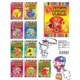 Sticker Çıkartmalı Boyama 6 Kitap Takım - kollektif
