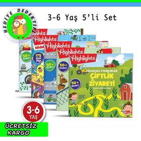 Sticker Eğlenceli Etkinliklerle Hikayeli Bulmaca 5'li Set-Dikkat Atölyesi Yayınları