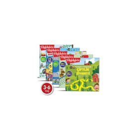 Sticker Eğlenceli Etkinliklerle Hikayeli Bulmaca 5'li Set-Dikkat Atölyesi Yayınları