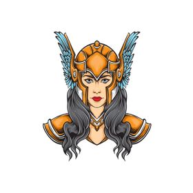 Sticker Fabrikası Atlantis Kadın 9x11 cm Duvar Stickerı