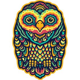 Sticker Fabrikası Baykuş 13x9 cm Duvar Stickerı