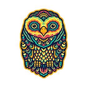 Sticker Fabrikası Baykuş 9x6 cm Duvar Stickerı