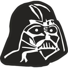 Sticker Fabrikası Darth Vader 9x9 cm Duvar Stickerı