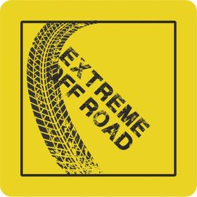 Sticker Fabrikası Extreme Off Road Offroad 11x11 cm Duvar Stickerı