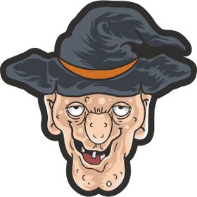 Sticker Fabrikası Gargamel 13x13 cm Duvar Stickerı