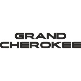 Sticker Fabrikası Grand Cherokee 21x4 cm Duvar Stickerı