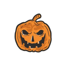 Sticker Fabrikası Haloween Bal Kabağı 9.5x10 cm Duvar Stickerı