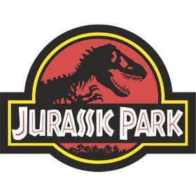 Sticker Fabrikası Jurassic Park 12x8.5 cm Duvar Stickerı