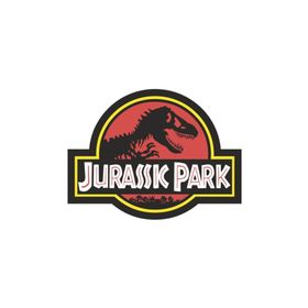 Sticker Fabrikası Jurassic Park 16x11.5 cm Duvar Stickerı