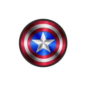 Sticker Fabrikası Kaptan America Kalkanı 11x11 cm Duvar Stickerı