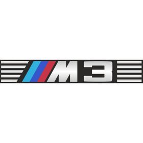 Sticker Fabrikası M3 Logo 21x3.5 cm Duvar Stickerı