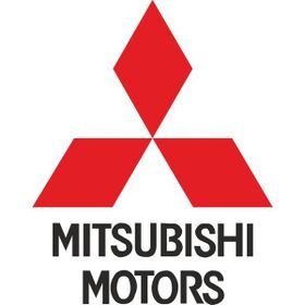 Sticker Fabrikası Mitsubishi Logo 13x10 cm Duvar Stickerı