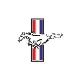 Sticker Fabrikası Mustang 11x10.5 cm Duvar Stickerı