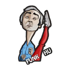 Sticker Fabrikası Şener Şen Funk Hu 9x16 cm Duvar Stickerı