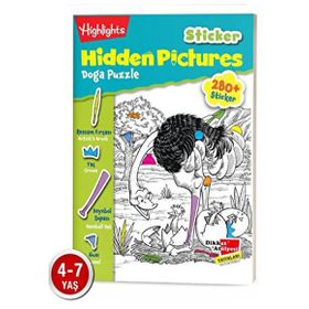 Sticker Hidden Pictures Doğa Puzzle Tek Kitap Dikkat Atölyesi Yayınları