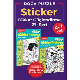 Sticker Hidden Pictures Doğa Puzzle Tek Kitap Dikkat Atölyesi Yayınları