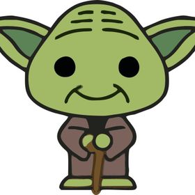 Sticker Masters 10 cm Star Wars Yoda