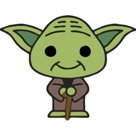 Sticker Masters 10 cm Star Wars Yoda