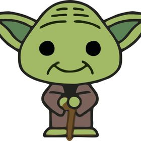 Sticker Masters 10 cm Star Wars Yoda