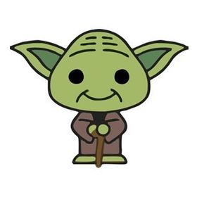 Sticker Masters 10 cm Star Wars Yoda
