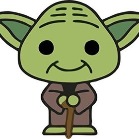 Sticker Masters 10 cm Star Wars Yoda