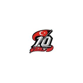 Sticker Masters 10 Numara Bayrak Sticker