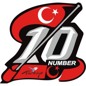Sticker Masters 10 Numara Bayrak Sticker