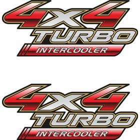 Sticker Masters 4 X 4 Turbo İntercooler Sticker