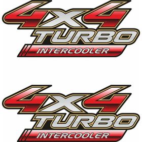 Sticker Masters 4 X 4 Turbo İntercooler Sticker