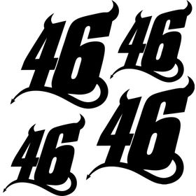 Sticker Masters 46 Şeytan Sponsor Set Sticker