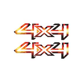 Sticker Masters 4x4 Flame Sticker