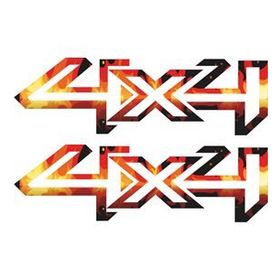 Sticker Masters 4x4 Flame Sticker