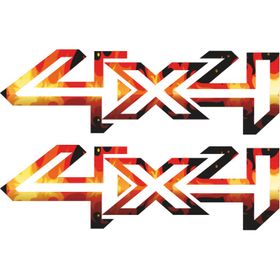 Sticker Masters 4x4 Flame Sticker