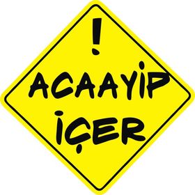 Sticker Masters Acayip İçer Sticker