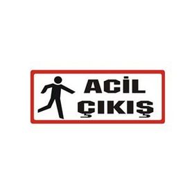 Sticker Masters Acil Çıkış Sticker
