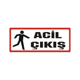 Sticker Masters Acil Çıkış Sticker