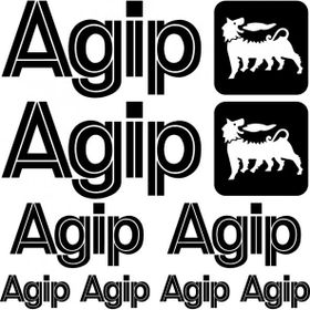 Sticker Masters Agip Sponsor Set Sticker