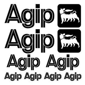 Sticker Masters Agip Sponsor Set Sticker
