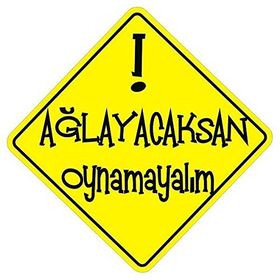 Sticker Masters Ağlayacaksan Oynamayalım Sticker