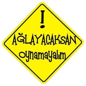 Sticker Masters Ağlayacaksan Oynamayalım Sticker