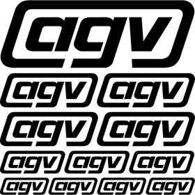 Sticker Masters Agv Sponsor Set Sticker