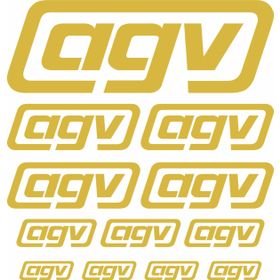 Sticker Masters Agv Sponsor Set Sticker