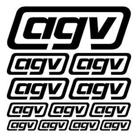 Sticker Masters Agv Sponsor Set Sticker